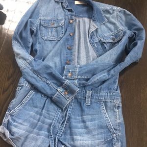 Denim Romper